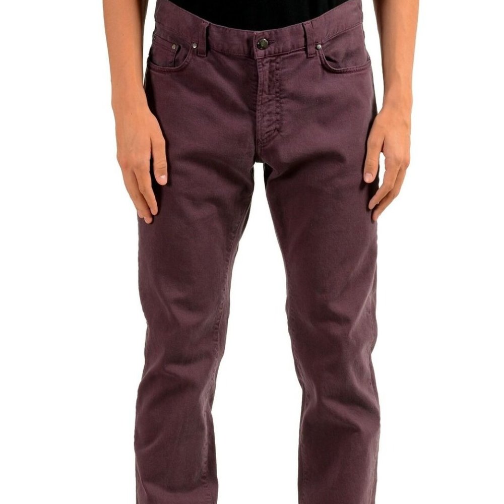 Versace Collection "Trend" Men's Purple Jeans